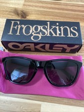 Oakley Frogskins Unisex Sunglasses OO9013 24-3065 Polished Black Frame NEW w/box