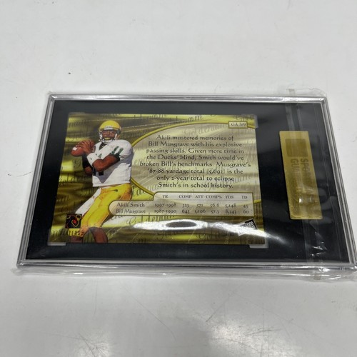 1999 Press Pass Goldenarm #GA3 Akili Smith Football- SGC Graded NM-MT+ 8.5 - Picture 4 of 5