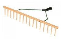 Kerbl 29170 Kunststoffrechen 64 Cm Breit 16 Zinken Ohne Stiel