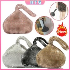 Women's Clutch Bag Triangle Rhinestones Bling Party Prom Wedding Evening Purse