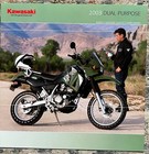 Kawasaki Sales Brochure 2003 Dual Purpose KLR650 KLX400SR KLR250 Super Sherpa