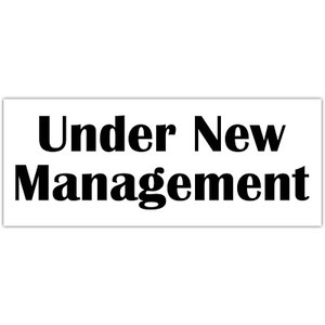 Under New Management Pvc Banner Outdoor Sign Retail Business