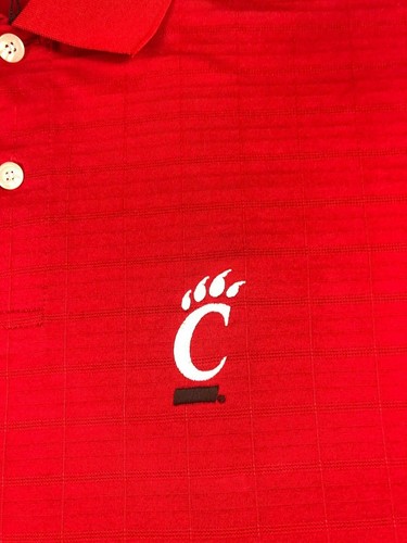Cincinnati Bearcats Men's Polo Sport Shirt Cotton/Poly Officially Licensed - Picture 3 of 5