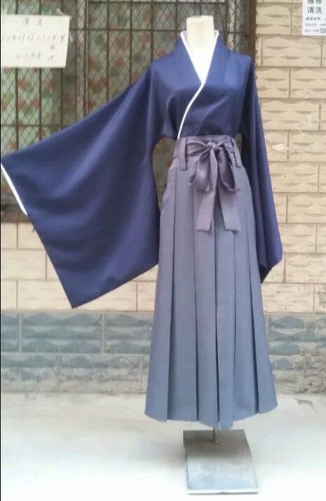 Anime Himura Kenshin HIMURA KENSHIN Kendo Uniform Kimono Cosplay