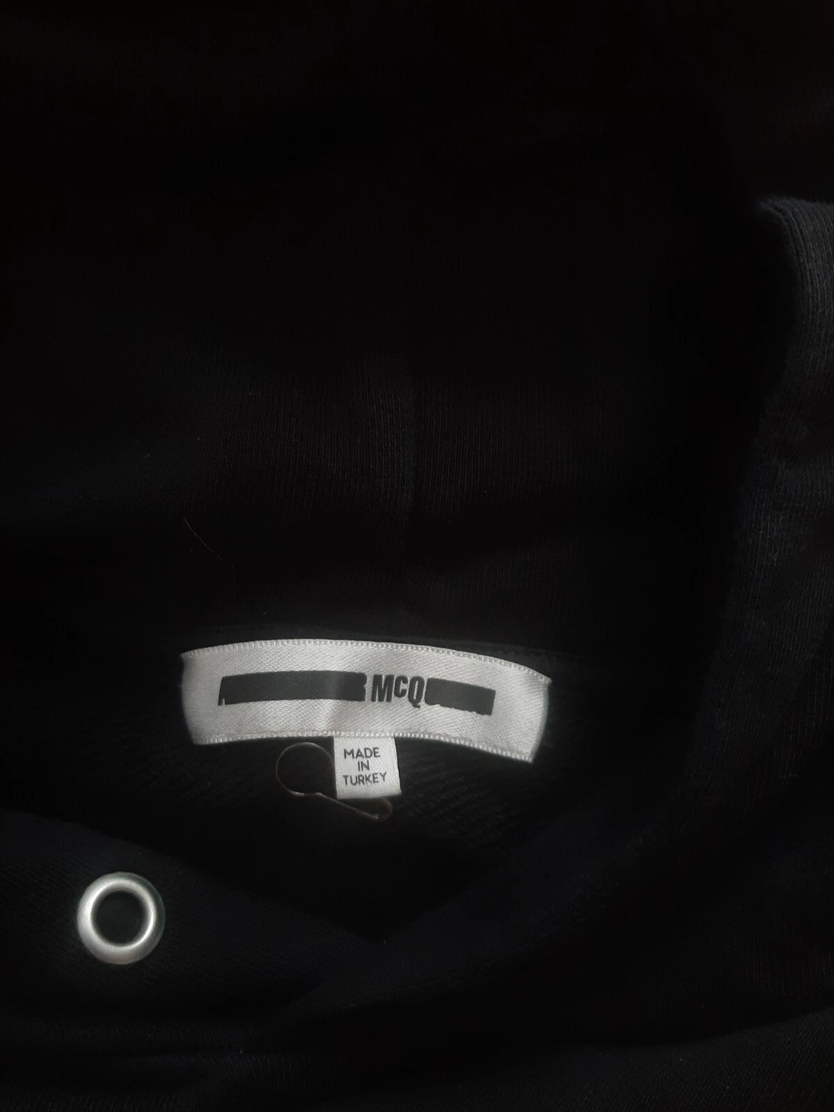 Felpa con cappuccio MCQ Alexander McQueen nera taglia media