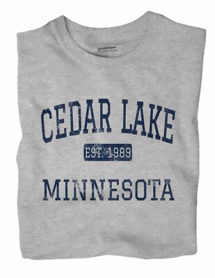 Cedar Lake Minnesota MN T-Shirt EST