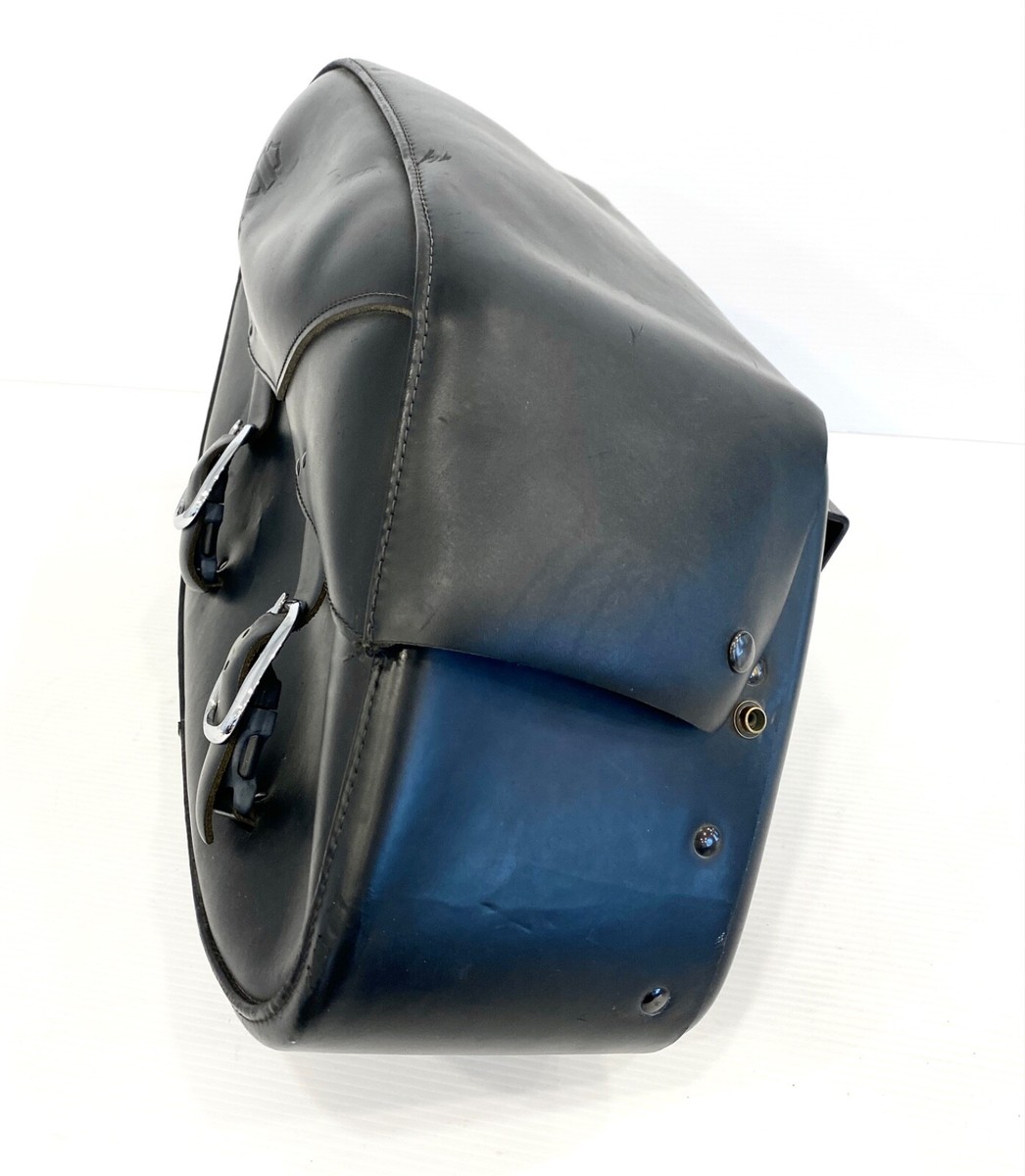 Dandelion868ページ Left oem Harley 06-17 Dyna Detachable Leather Saddlebag
