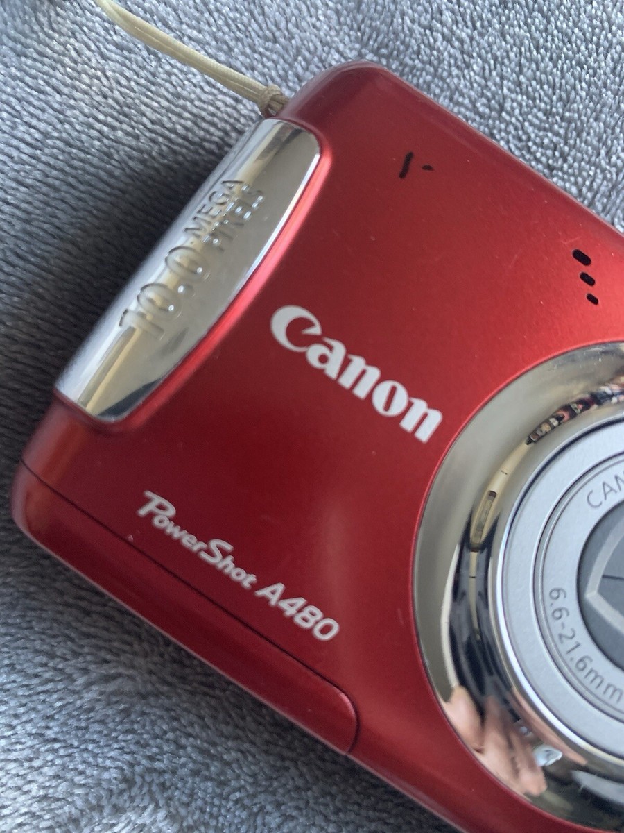 Canon PowerShot A480 レッド Amazon.com : Canon PowerShot A480 10 MP Digital Camera with