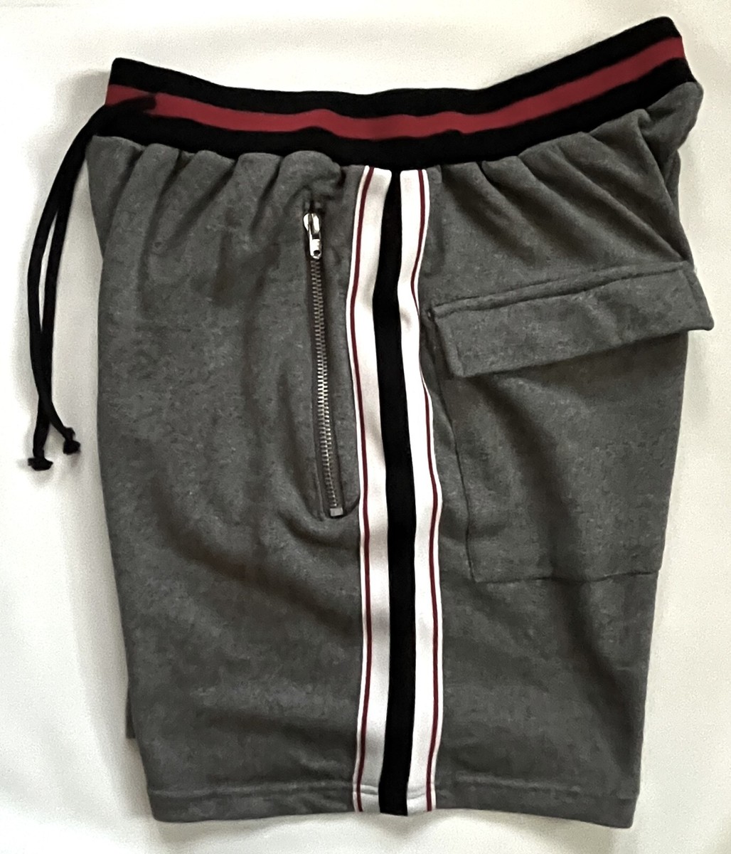 新品 mnml Lax Sweat Shorts MNML Lax Track Sweatshorts Gray Athletic Shorts Mens XL *NEW* | eBay
