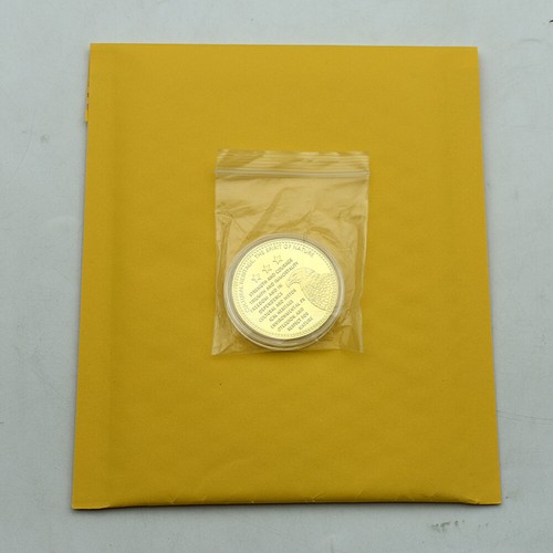 Animal Golden Challenge Coin US National Bird Bald Eagle Commemorative Medal - Picture 11 of 12