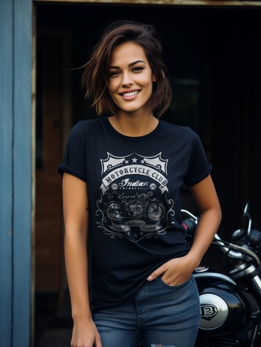 Camiseta ShirtShack Loudest & Fastest Chief Motorcycle - ¡Divertida y rugiente! Unise - Imagen 19 de 40