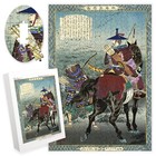 Wooden Jigsaw Puzzle 500 Piece Ukiyoe Toyohara Kunichika Japanese Painting Decor
