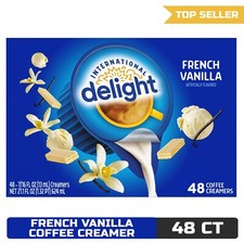 International Delight French Vanilla Coffee Creamer Singles, 48 Count