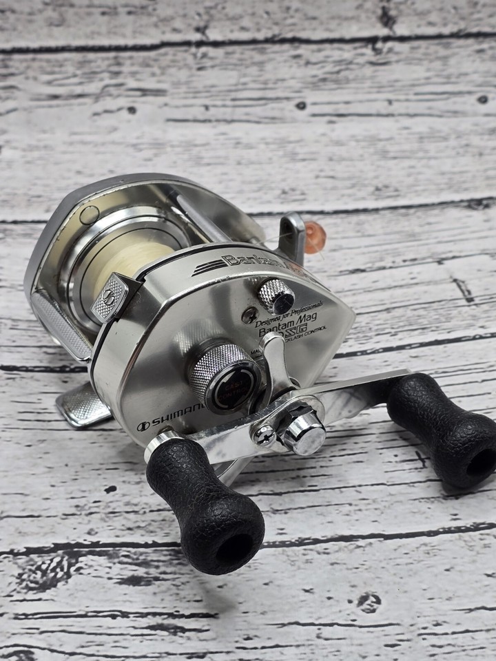 Moulinet Pêche Vintage SHIMANO BANTAM Noir Magnum Bait Casting B11590 - Occasion état Correct