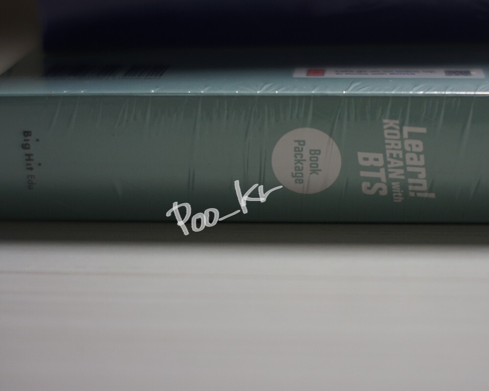 Learn! Korean with BTS Book only packge + Hybe Motipen 2021