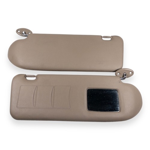 2001-2004 Toyota Tacoma Driver & Passenger Side Sun Visor Pair Tan Brown