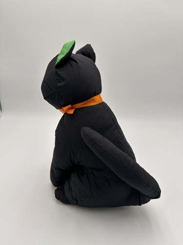 1993 Black Cat Plush Halloween International Silver Parachute Toy 90’s Vintage - Picture 2 of 6