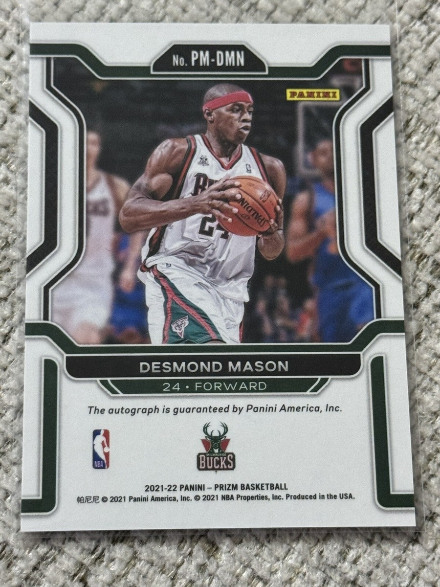 2021-22 Desmond Mason Panini Prizm Auto #PM-DMN | eBay