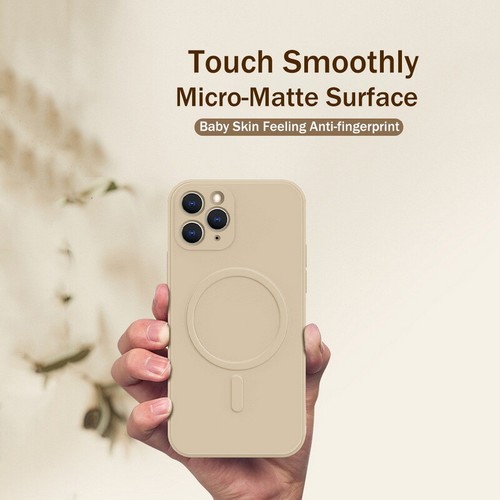 Magnetic Magsafe Silicone Case For iPhone 16 15 14 Pro Max 13 12 11 Phone Cover - Picture 10 of 23