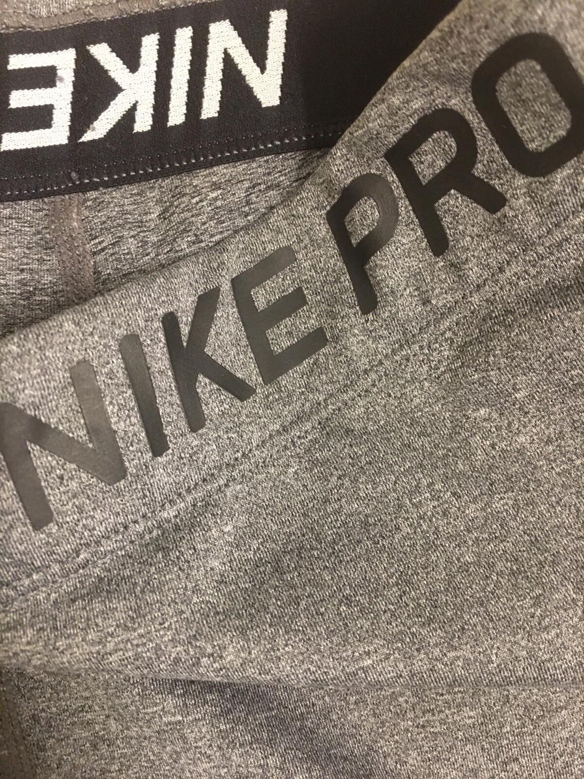 Nike Pro Leggings Womens X-SMALL Gray Active Compression Pants Yoga Athletic thumbnail 5