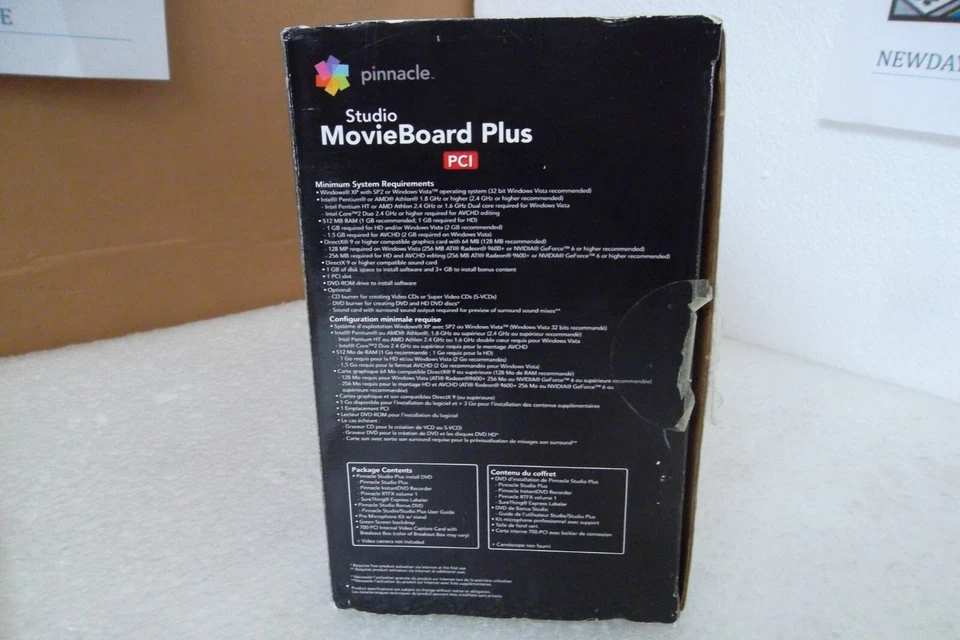 Pinnacle Studio MovieBoard Plus PCI  Video Editing System for Window 82301001241 - Image 4 of 4