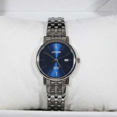 Citizen Quartz Women's Dress Blue Dial Stainless Steel Watch