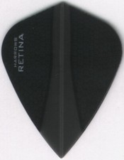 Black RETINA Kite Dart Flights: 3 per set