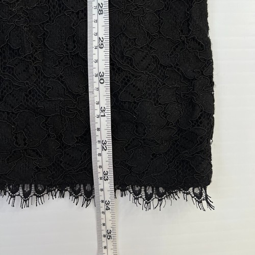 Diane Von Furstenberg Dress Women 2 Lace Sheer Lined Back Zip Sheath Party Core - Picture 16 of 16