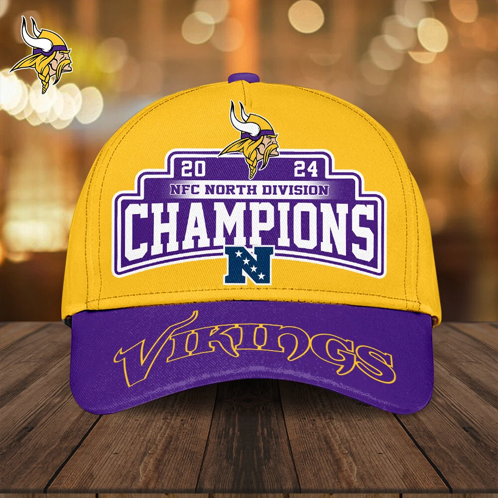 Minnesota Team Classic Cap, Minnesota Team Football Game Day Caps, Vikings Football Caps