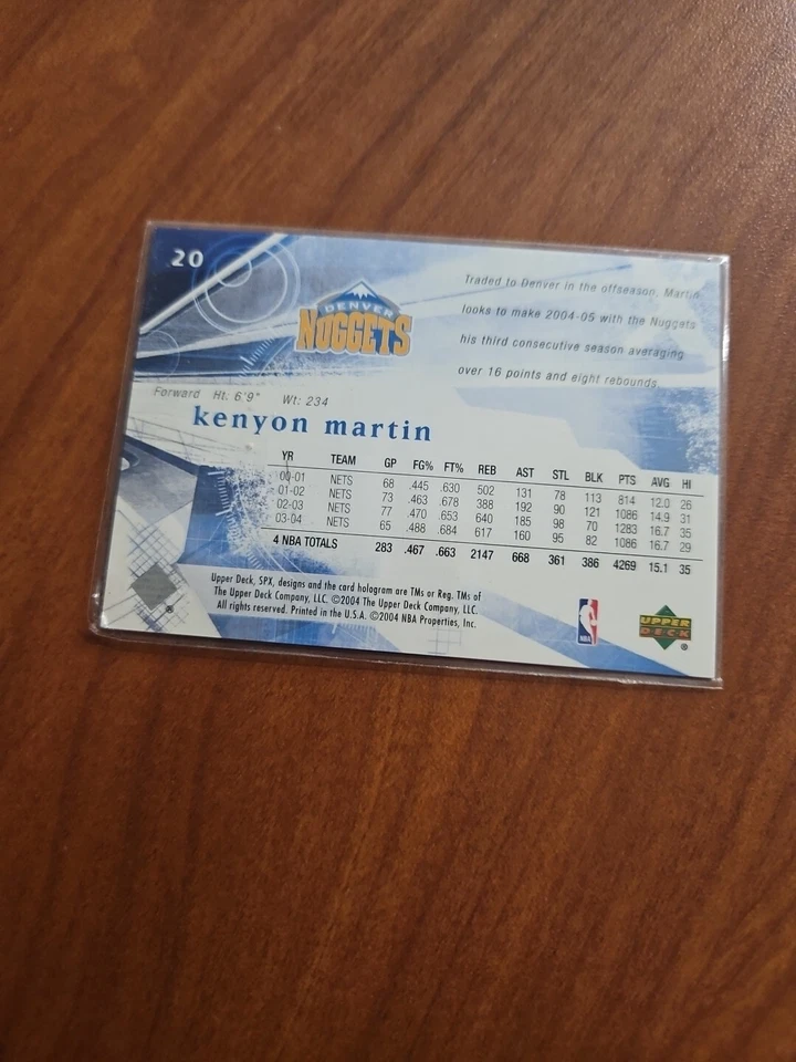 2004-05 SpX Spectrum Kenyon Martin #24/25 - Image 3 of 3