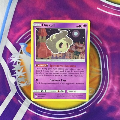 Duskull - 83/236 - Common (Sun & Moon: Cosmic Eclipse) Pokemon TCG