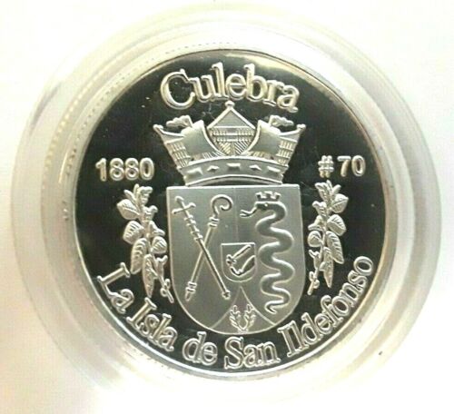 PESETA CULEBRA ISLAND 2019 Serie Pueblo PUERTO RICO Plata Boricua Silver Quarter - Picture 2 of 12