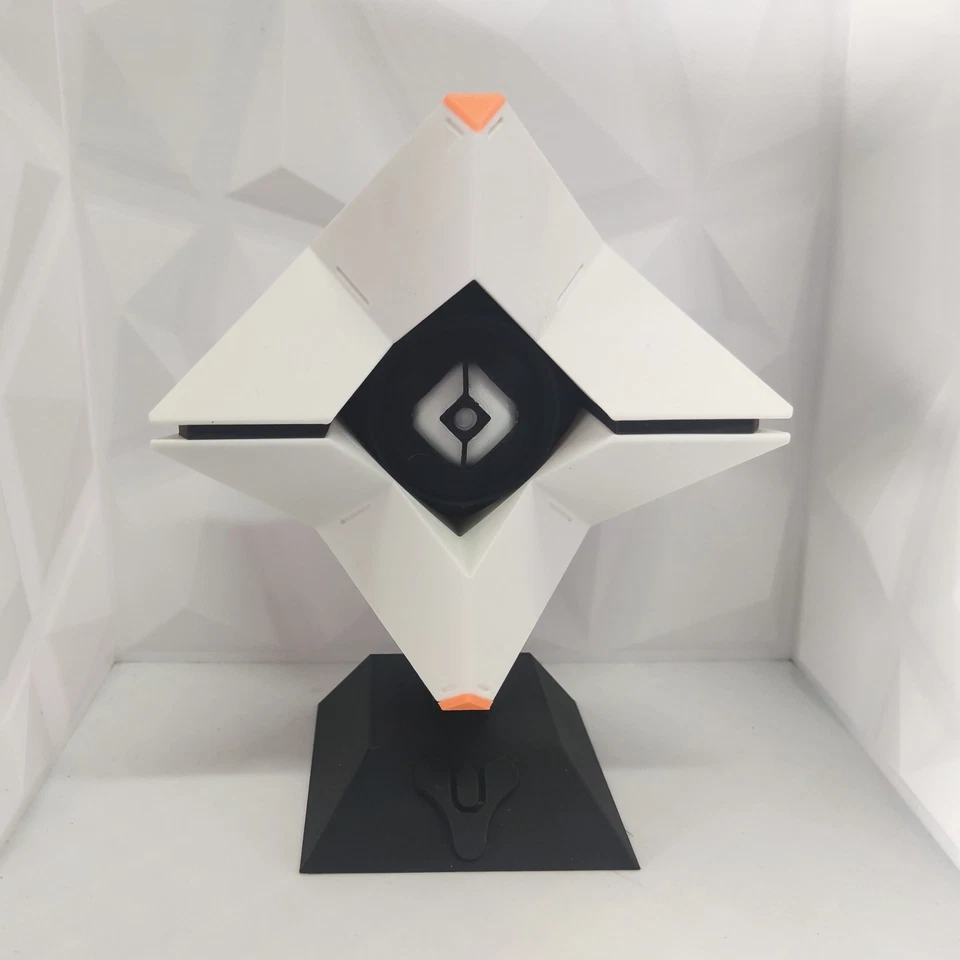 Impreso en 3D Personalizado Destiny Generalist Shell Ghost con Ojo Iluminado y Soporte Foto 3 de 4