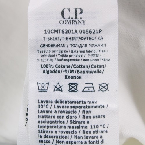C.P. (CP) Company NWT Metropolis Tracery Short Sleeve T-Shirt Size S Gray/White - Picture 4 of 9