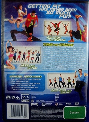 NEW So You Think You Can Dance GET FIT TONE & GROOVE DVD Paramount PAL 4 - in AU - Picture 4 of 12