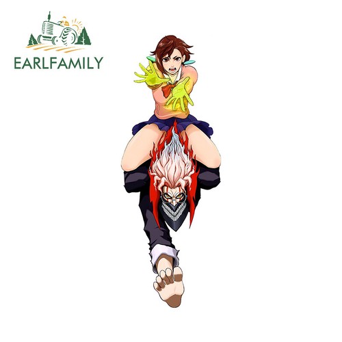 EARLFAMILY 5.1" Momo Ayase Funny Anime Dan Car Stickers Graffiti Vinyl Decals