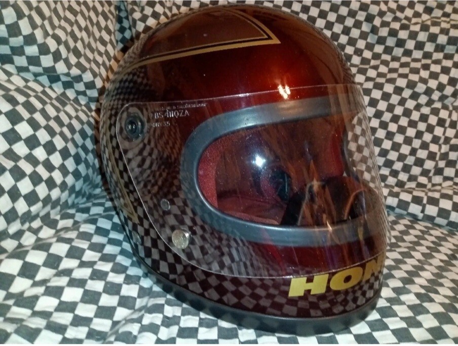 🚨🔥Vintage Shoei Honda Custom Hawk Helmet Med Goldwing Shadow 80s