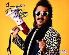 JIMMY HART - INSCRIBED MOUTH OF THE SOUTH  HOF AUTOGRAPHED 8X10 PHOTO w/COA