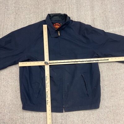 Vintage Campus Harrington Jacket Mens Large Blue 1960s Zip