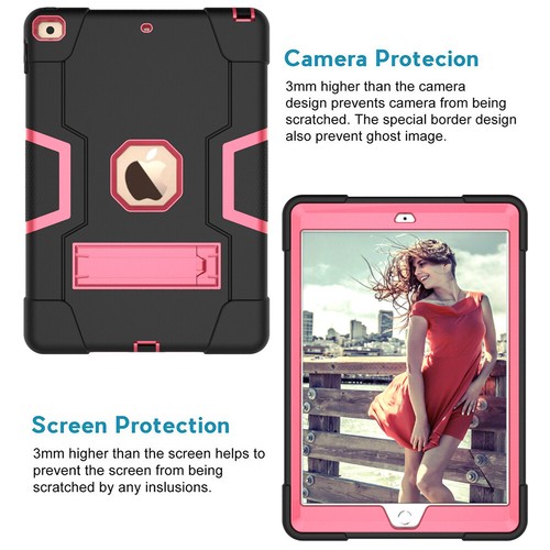 Für Apple Neu iPad 10,2" Case 8 9th 2 Layer Hybrid Case iPad Displayschutzfolie - Bild 28 von 73