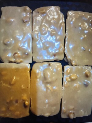 New Orleans Rumcake Peanut Butter Pralines with Peanuts (Peanut Butter Me-Up)