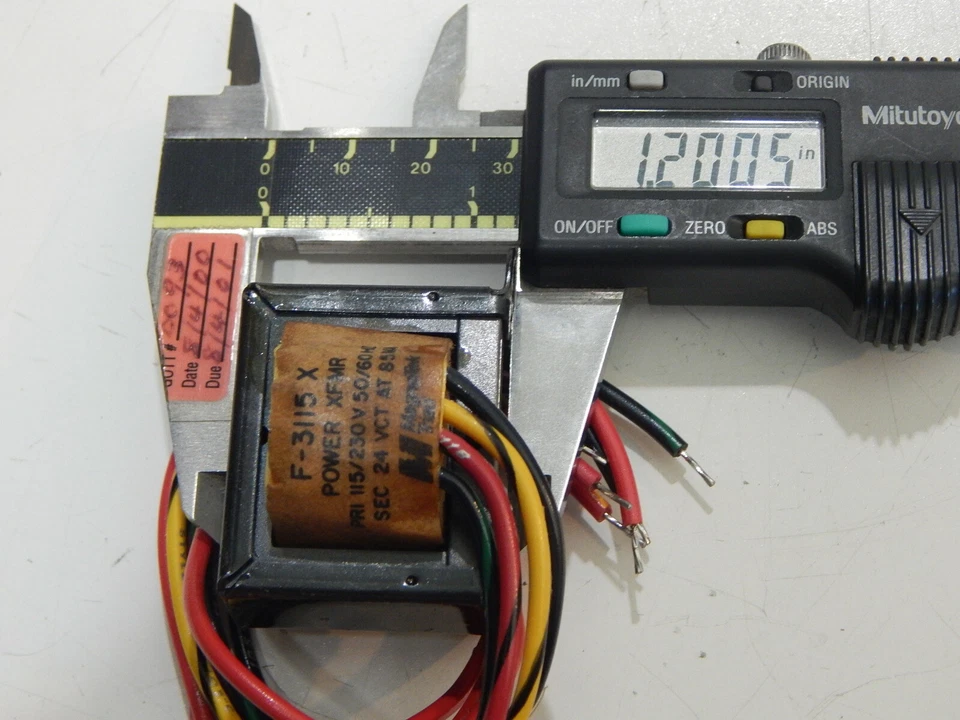 MAGNETEK F-3115X 变压器 PRI- 115V 或 230V SEC- 24VCT @0.085A — 第 4/4 张图片
