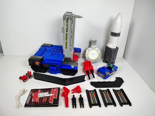 Transformers G1 Vintage Micromaster MM Rocket Base Countdown Moon Rover complete