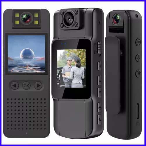 1080P WiFi Video Recorder DVR IR Night HD Cam Camcorder Mini Body Police Camera.