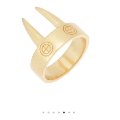 Chainsawman × Ground Y Yohji Yamamoto collabo Power Horn Ring Gold