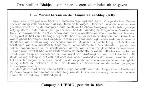 Liebig 6 Cards V/G: S1681 The History of Hungary (Flemish) - Foto 11 di 12