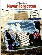 NEW HERRSCHNERS 2019 NEVER FORGOTTEN AFGHAN WINNER DESIGN