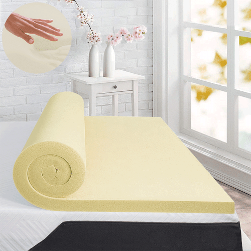 Memory Foam Mattress Topper Double Bed 4" Deep 100% Memory Available FREE P&P - Picture 1 of 5