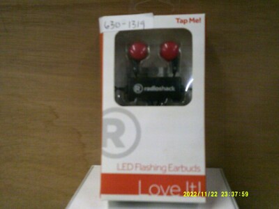 RadioShack LED Flashing Earbuds (Blue)