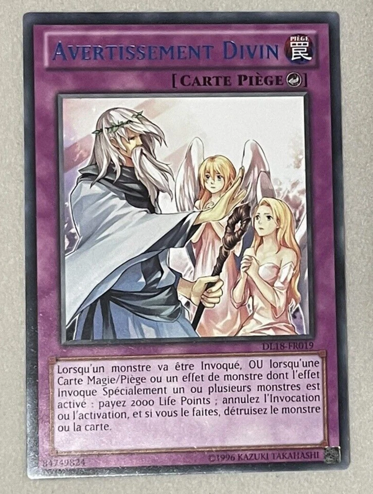 Solemn Warning (Blue) (FRENCH) Duelist League 18 DL18-EN019 | DL18-FR019 Yugioh - Image 2 of 4